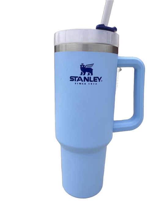 Stanley Other - Stanley Sky Blue Insulated 40oz Travel Tumbler with Handle & Straw